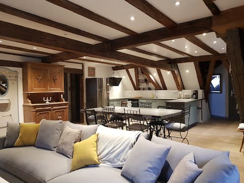 on the wine route, comfortable 160 m² cottage