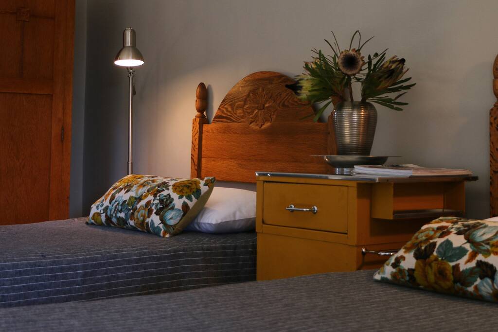 Crispy white linen under home-sewn covers