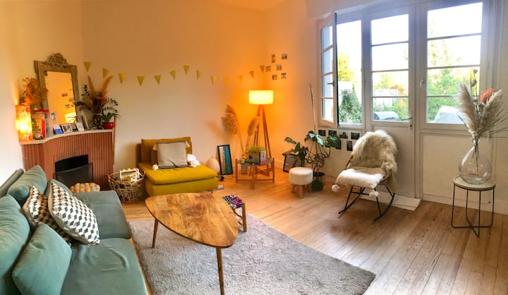 Belle Maison De Ville Avec Grand Jardin De 400m2 - Bordéus