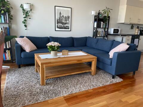 Nice 2 bedroom apartment w/balcony and sea view.