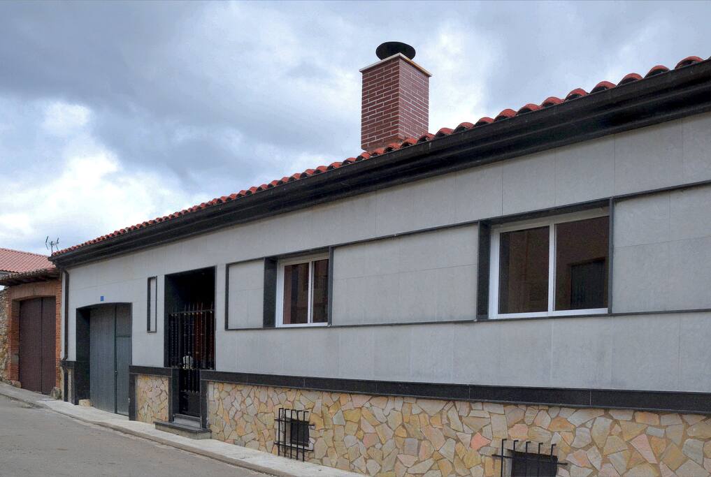 Fachada de la casa