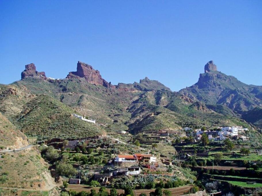 Vistas pueblo de La Solana (Tejeda)