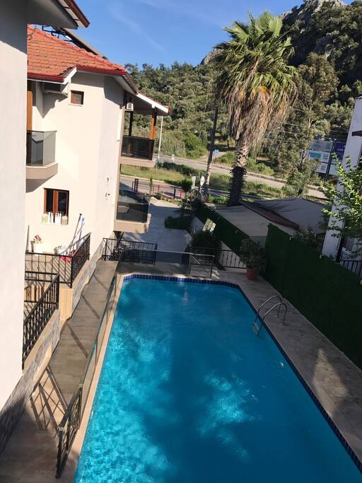 MİRAY VİLLAS 4 ÜST BALKON MANZARASI