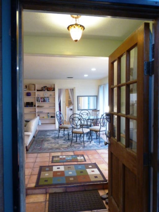 Patio Room, East wall, entry to kitchen