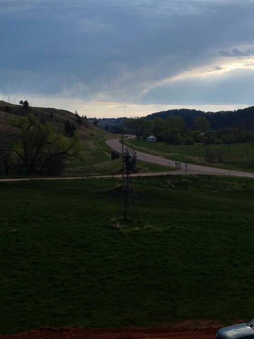 Views to the north from rv site
