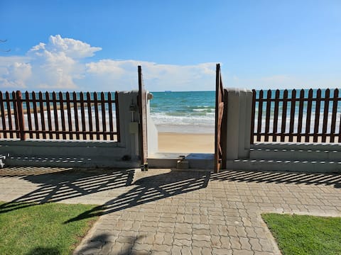 Steps to beautiful beach and sea