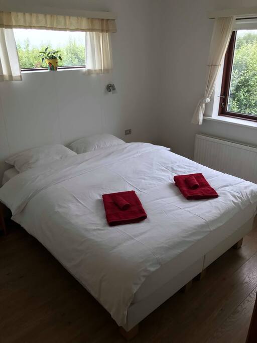 One of our queen size beds.