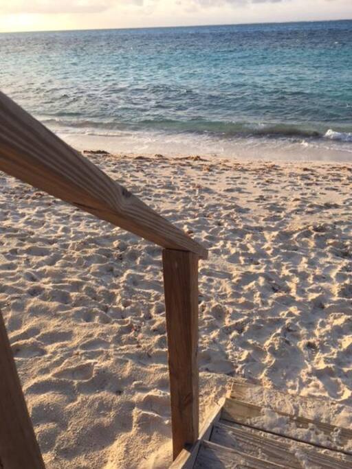 Grace Bay Beach 3 min walk away