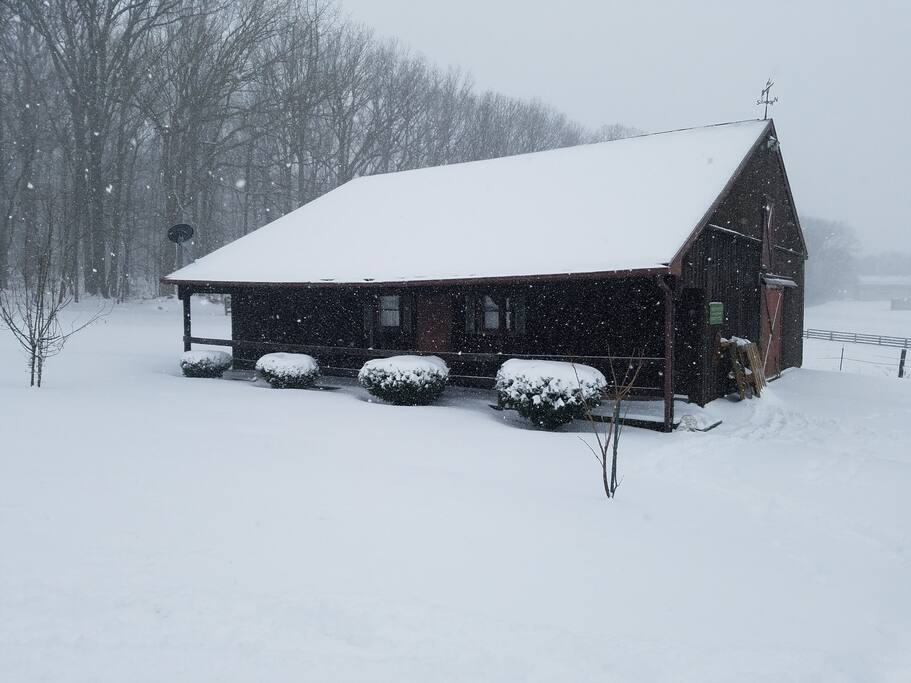Tucked away in a winter wonderland