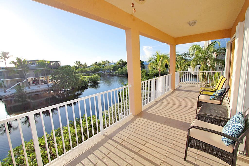 Upstairs balcony view
