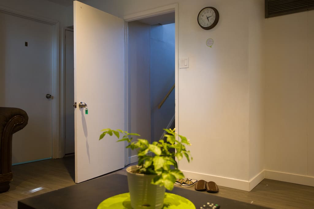 The main door for whole basement suite. (Inside door)