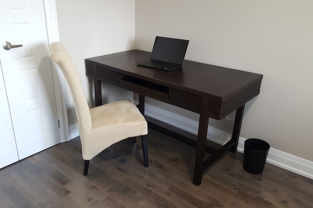Solid wood desk