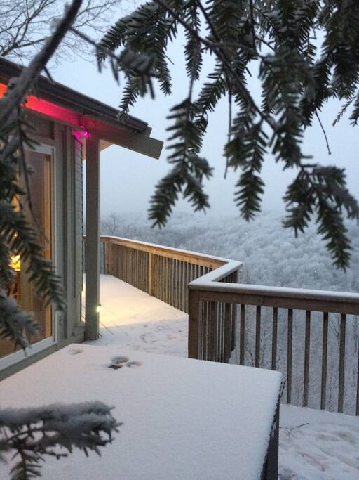 Winter View from Deck