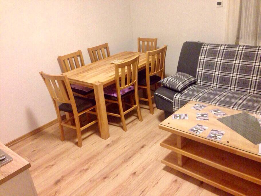 Living and dining room