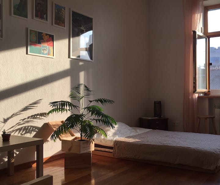 Lovely bright room in Kyiv centre