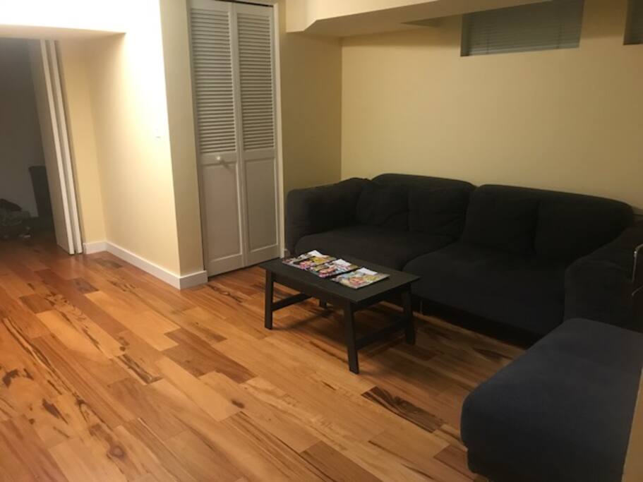 There is an extra mattress in the closet for additional guests.