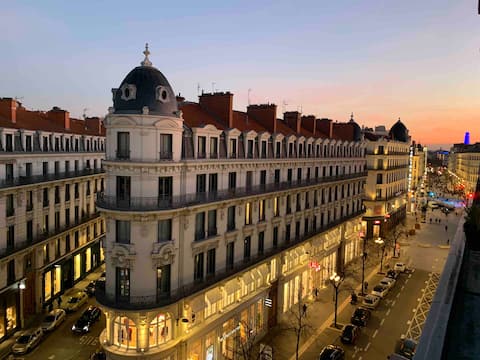 Air-conditioned apartment, Haussmanian top floor