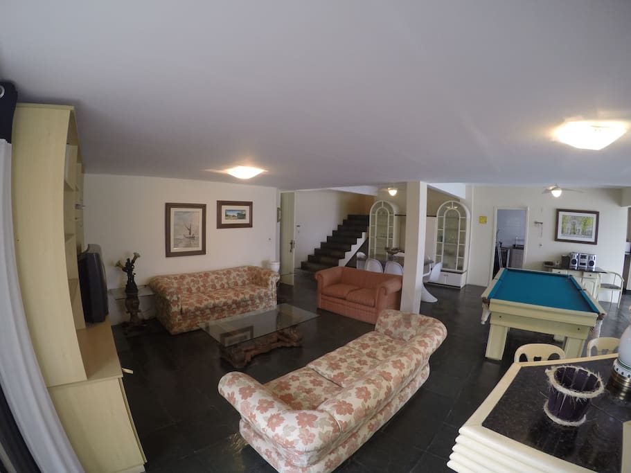 O interior, Sala de estar!