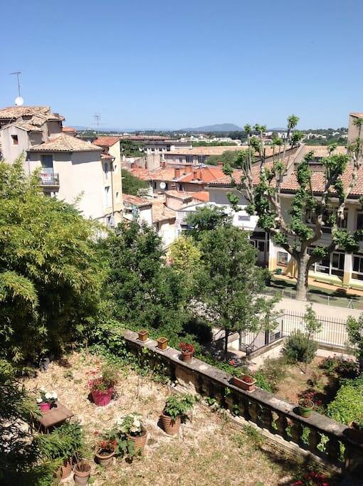 Vue depuis la chambre / view from the bedroom