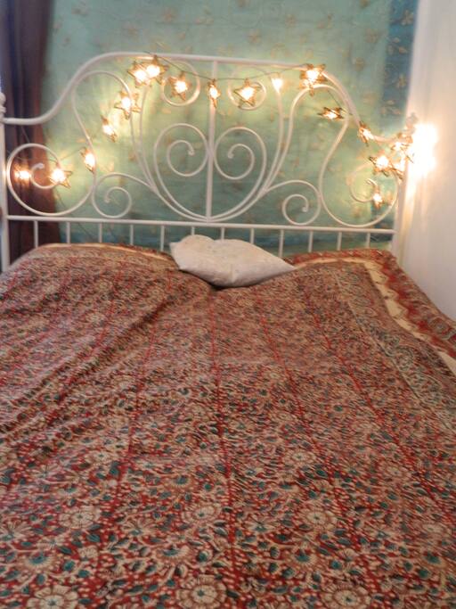cozy bed for two