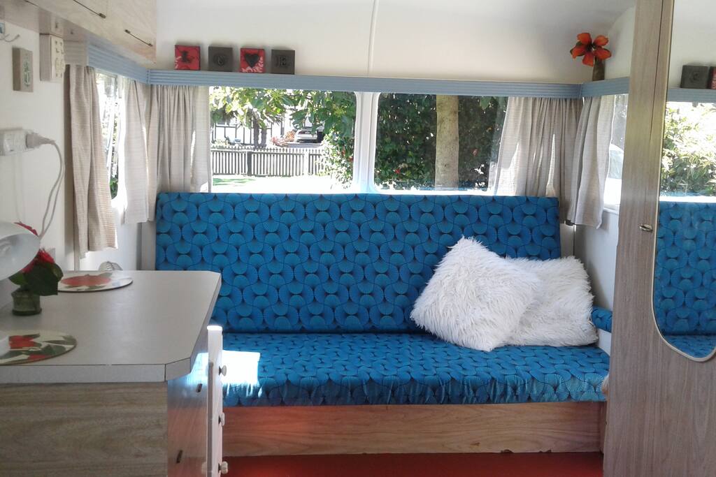 Funky retro caravan