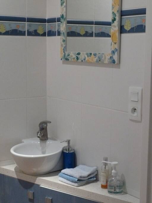 Cabinet de toilette avec WC privé