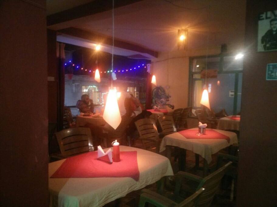 relaxing cafe outside