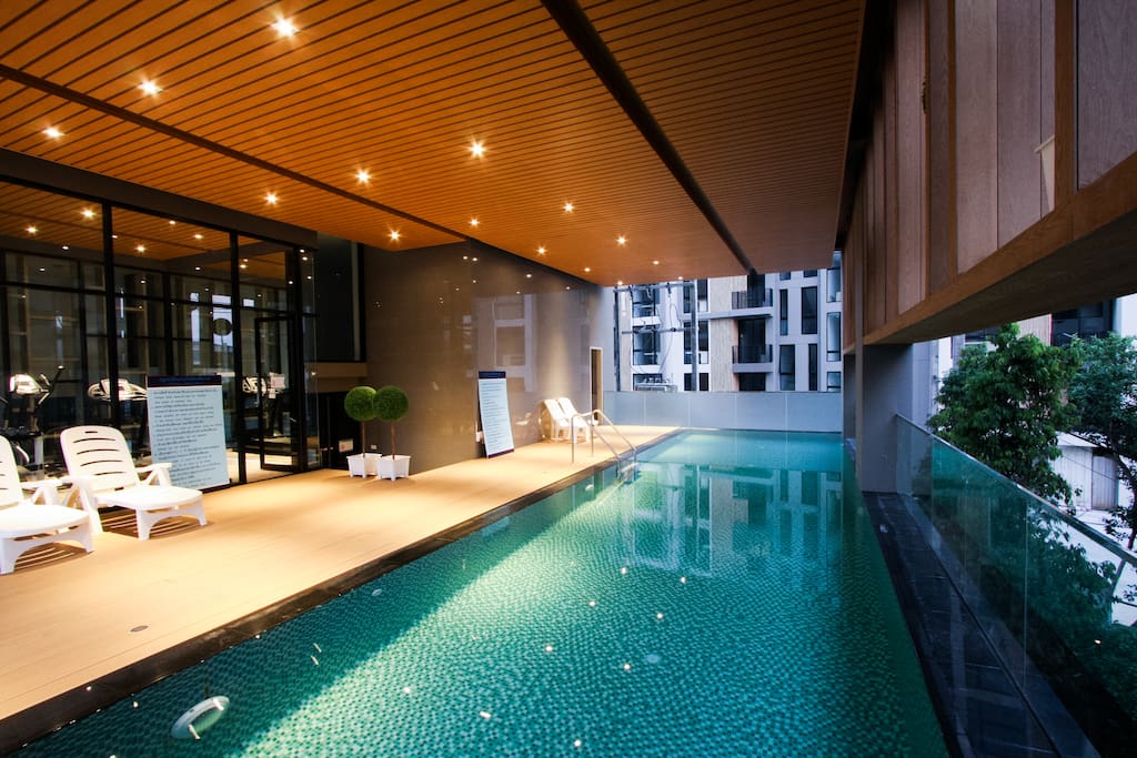 Luxury private swimming pool on the second floor