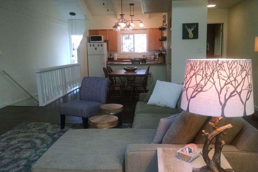 Open Floor Plan- Living Room & Kitchen