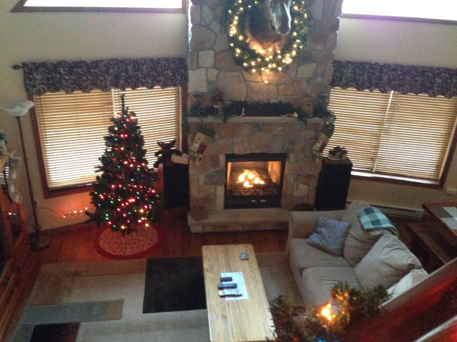 View from the sitting area in the loft.