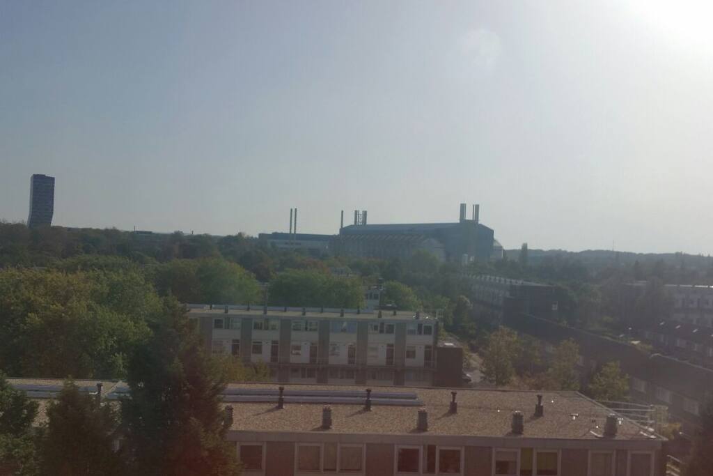 Uitzicht vanaf het balkon / view from the balkony...