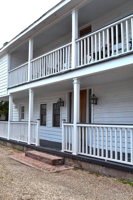 outside view of both porches