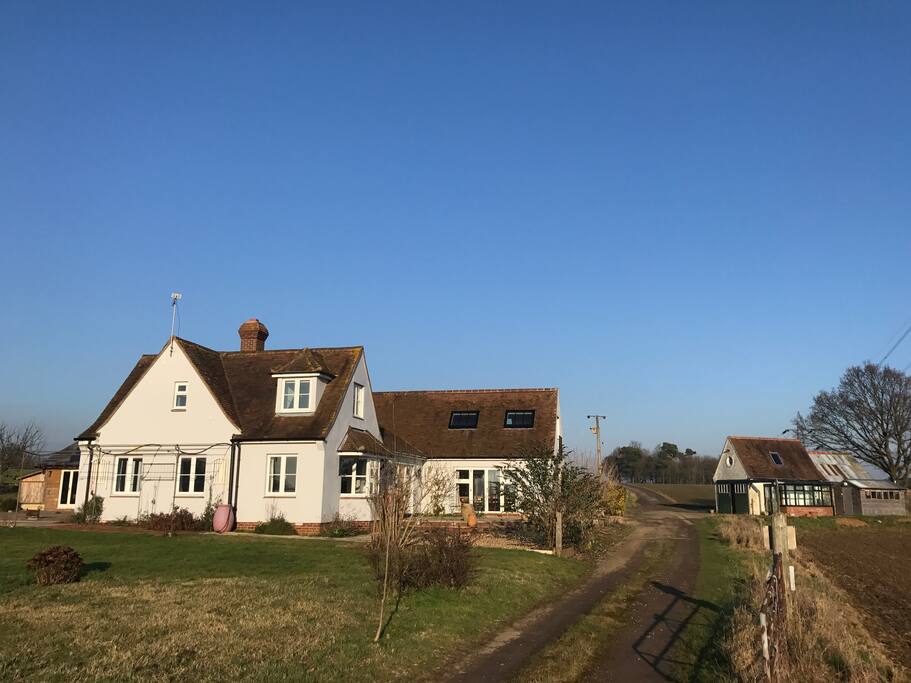 Showing total rural setting in winter