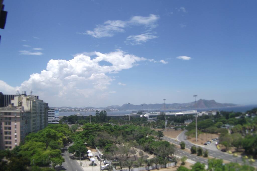 Vista da janela da sala
