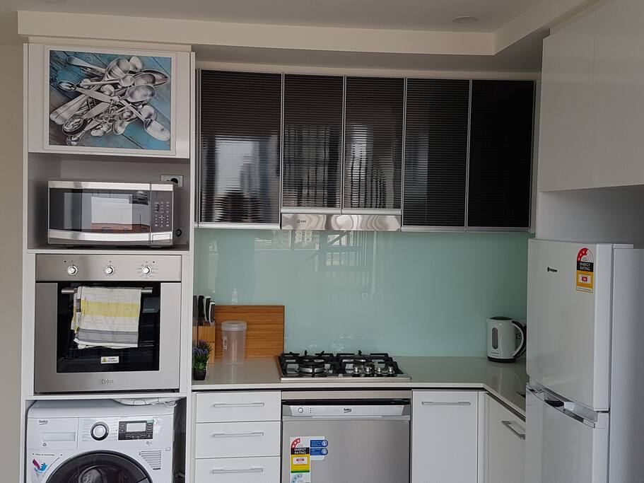 Modern kitchen with all of the amenities