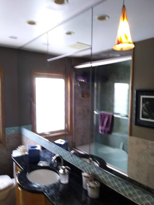 Newly remodeled master bath