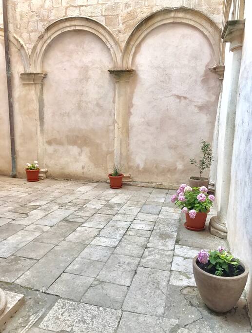 Entrance in the building