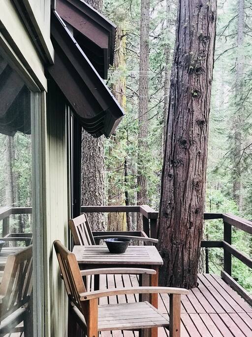 Front deck has an amazing view & sitting area