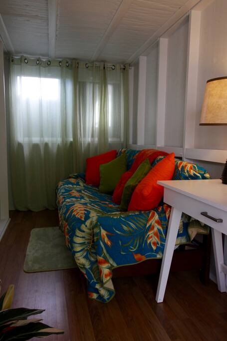 Inside of your glam camp space