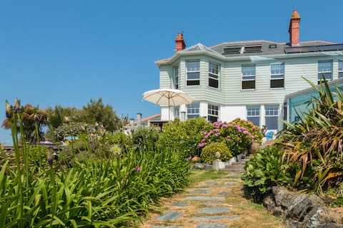 Beautiful beach home with panoramic ocean views
