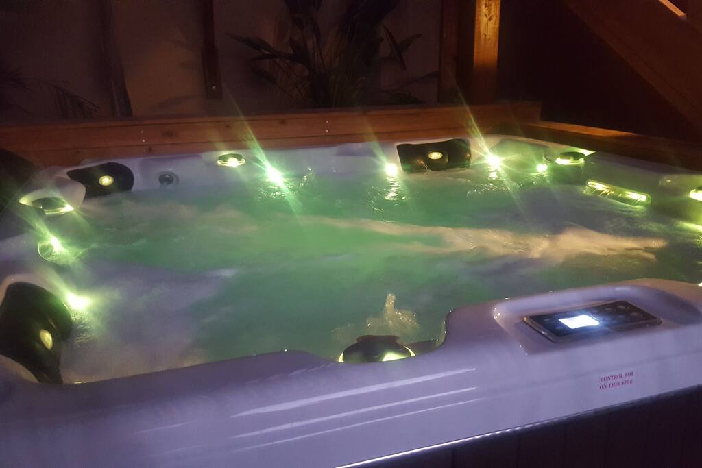Midnight Jacuzzi time