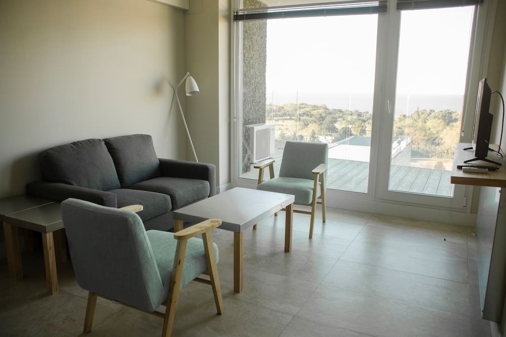Sofas TV and view