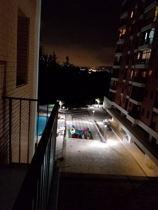 From balcony