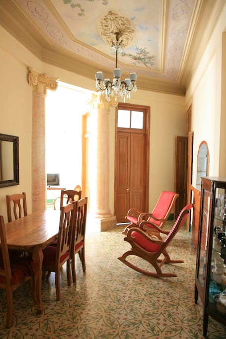 Dining space and entrance