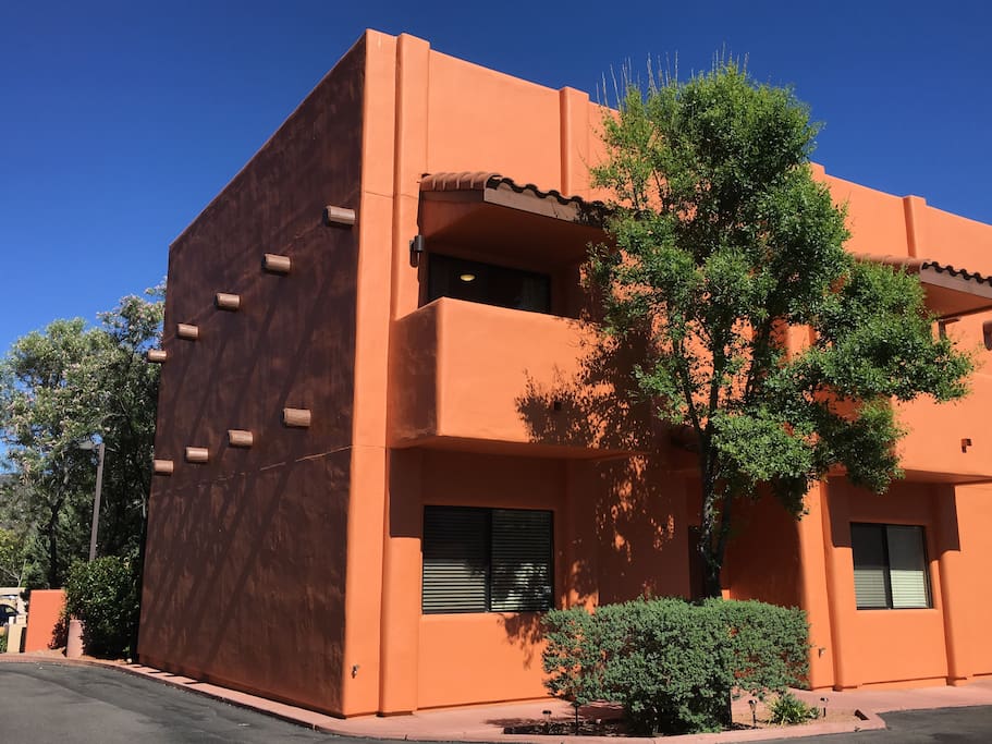 Our Townhouse is on a Corner Lot