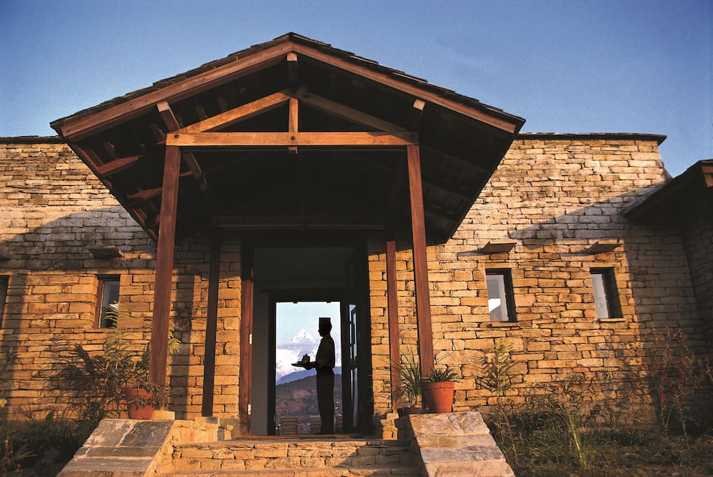 Main Entrance to the lodge