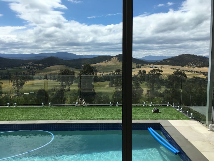 View from dining area