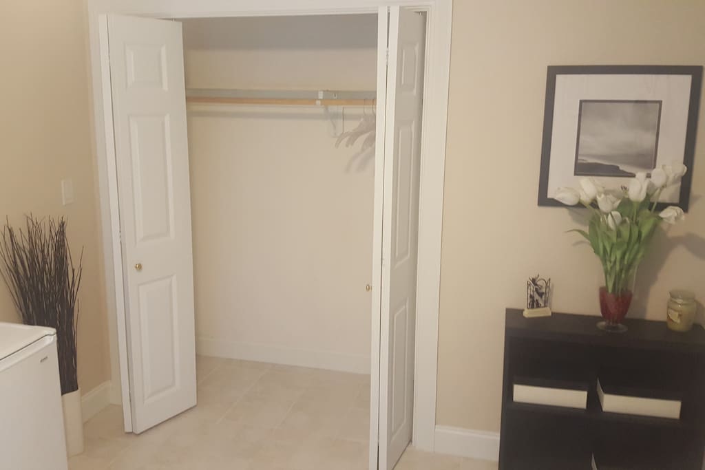 Closet in Bedroom