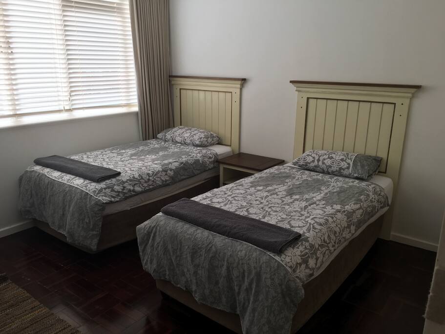 Bedroom in twin style, with plenty of room available