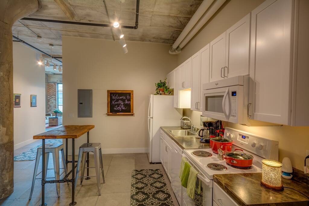 Kitchen looking toward Living Space